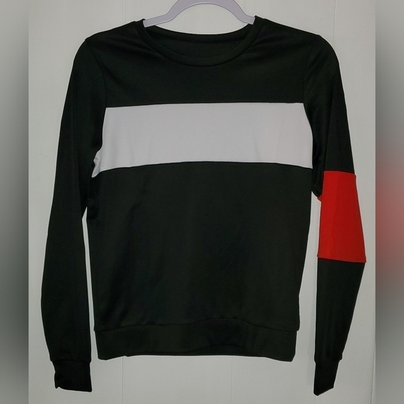 NWT Black Casual Long Sleeve 2 Piece Set - Picture 2 of 4